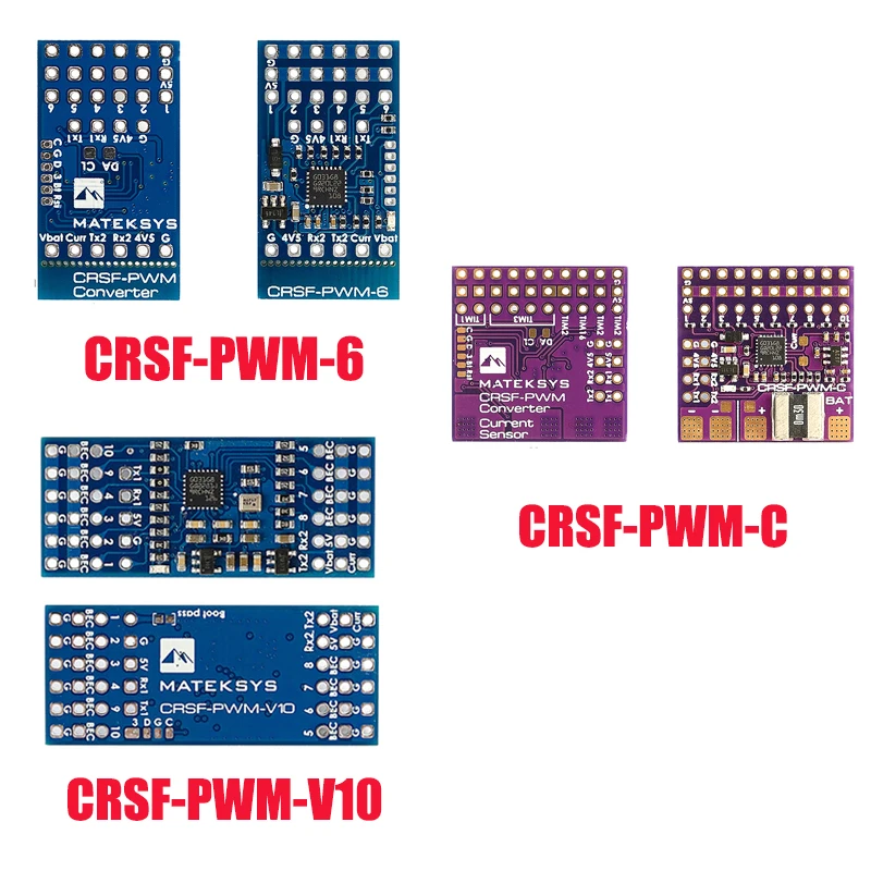 

MATEK MATEKSYS CRSF TO PWM CONVERTER CRSF-PWM-B CRSF-PWM-6 CRSF-PWM-C for TBS Crossfire Nano RX SE DIY Parts
