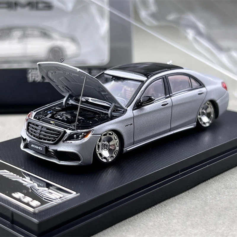 RM 1/64 S63 W222 Alloy Racing Car Diecasts & Toy Vehicles Car Model Miniature Scale Model Car For Children