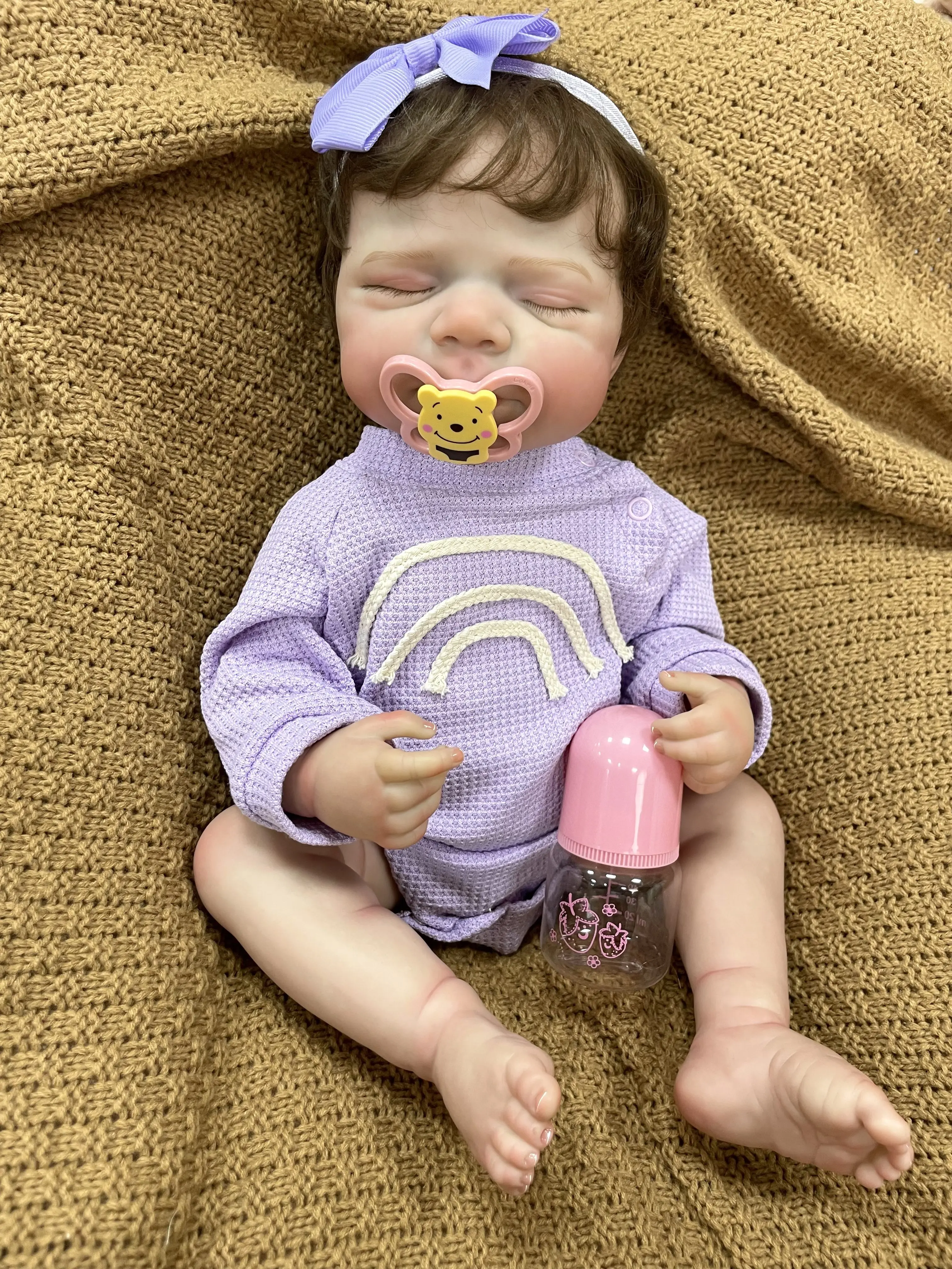 Wholesale Cokela Painted High Color 20Inch Silicon Kids Baby Soft Cotton 50Cm Silicone Kids Toddler Reborn Dolls Kits