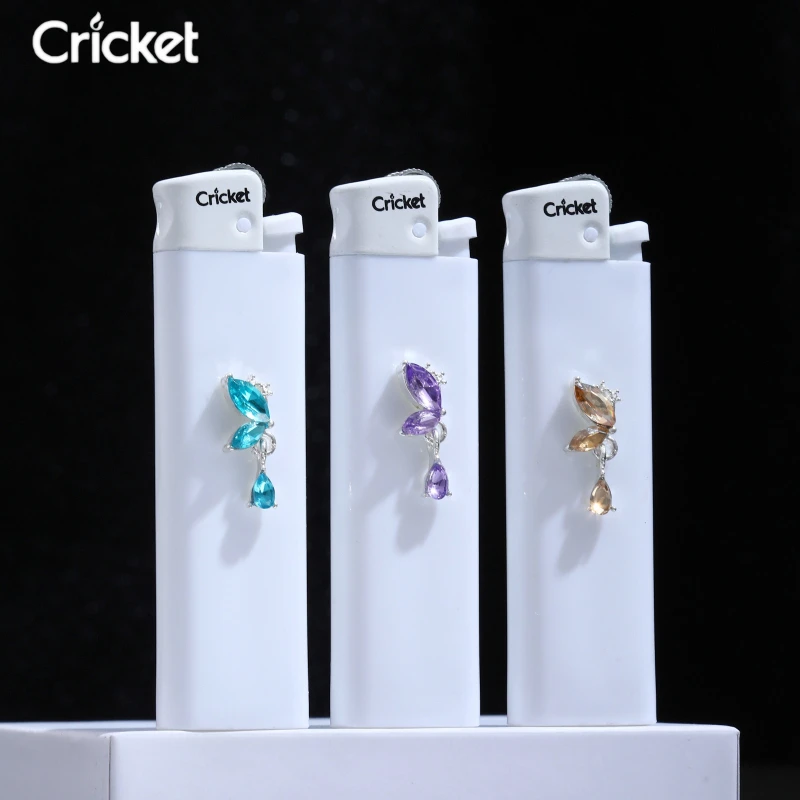 Grasshopper Disposable Lighter DIY Original Grinding Wheel Pulley Durable High Beauty Creative Personalized Gift Left Butterfly