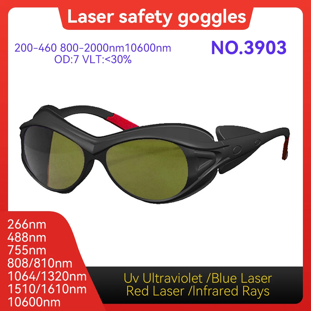 LASER SAFETI GLASSES 10600nm OD7 protect Glasses IPL Laser Protection laser protector laser protective lenses for laser glasses