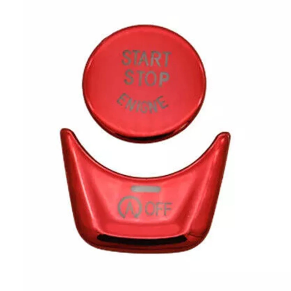 

ABS Start Stop Button Cover Car Engine Start Stop Button Cover Car Interior Decoration High Universality Fitment