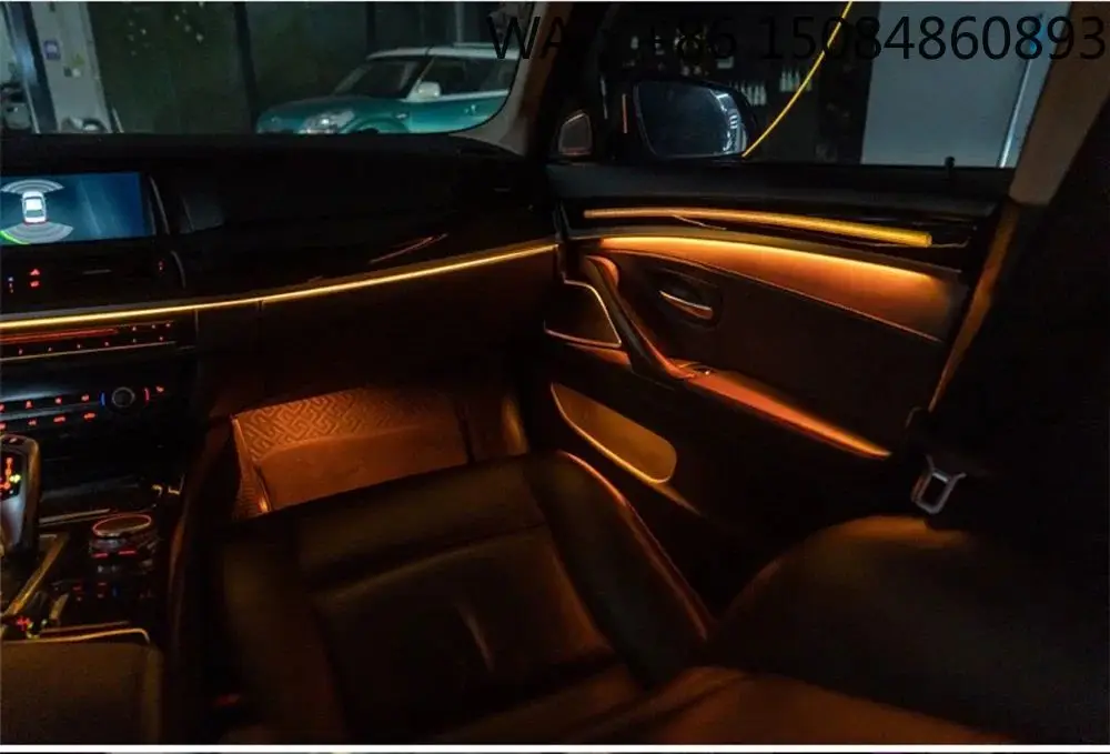 11 Colors Car Interior Ambient Light Kit Door Panel LED Decorative Lamp 12V Auto Atmosphere Lighting Upgrade Mod Parts