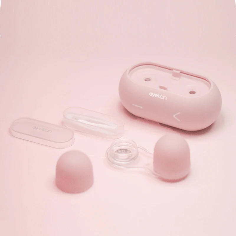 Cute Rabbit Contact Lens Cleaner Ultrasonic Cleaner Automatic Contact Lenses Cleaning Tools Portable Contact Lens Washing Case