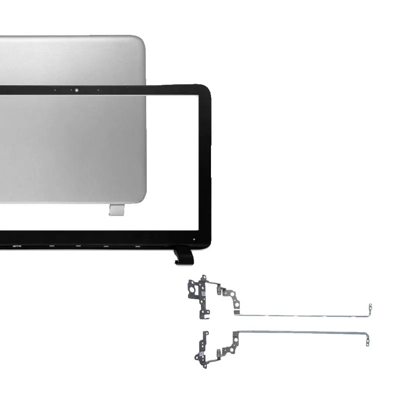 

NEW Laptop Case LCD Back Cover For Pavilion 15-P 15-K TPN-Q140 Front Bezel Bottom Case Hinges No Touch Top Rear Lid Housing