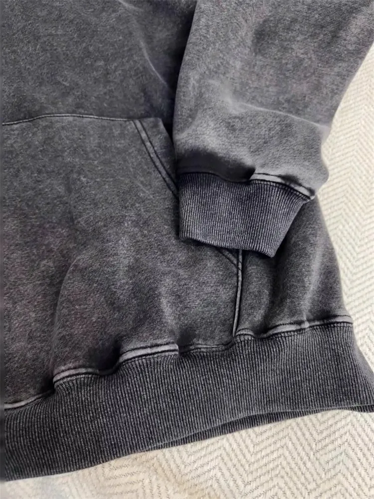 الرجعية الشارع Sle المعتاد هوديي ex ربيع الخريف فضفاض التخسيس العصرية البلوز تصميم بسيط الملابس الرجالية النسائية #5