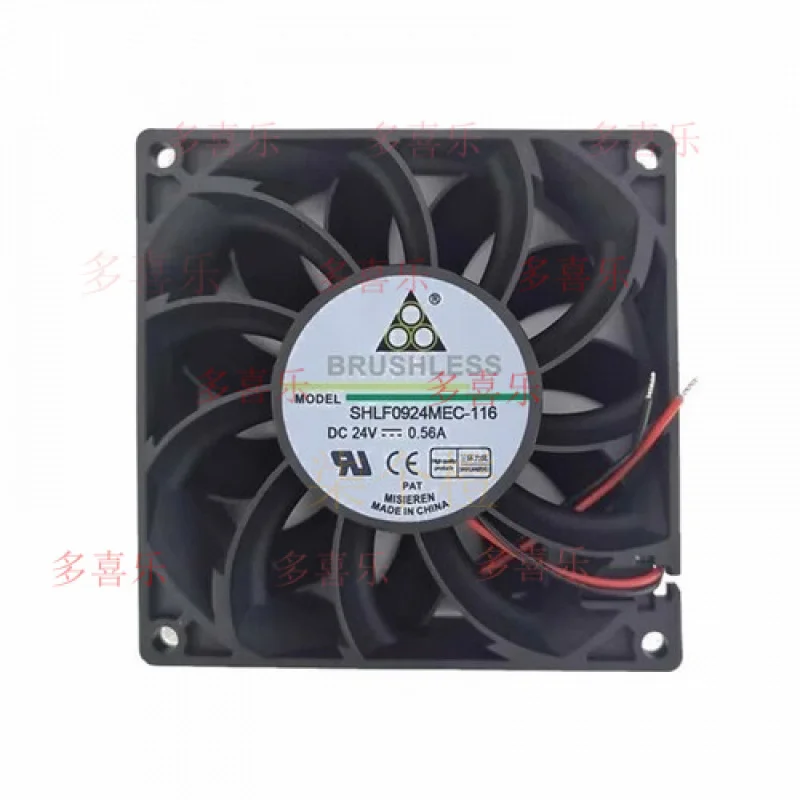 

WW 1pcs SHLF0924MEC-116 DC24V 0.56A 9cm 9225 Cooling Fan