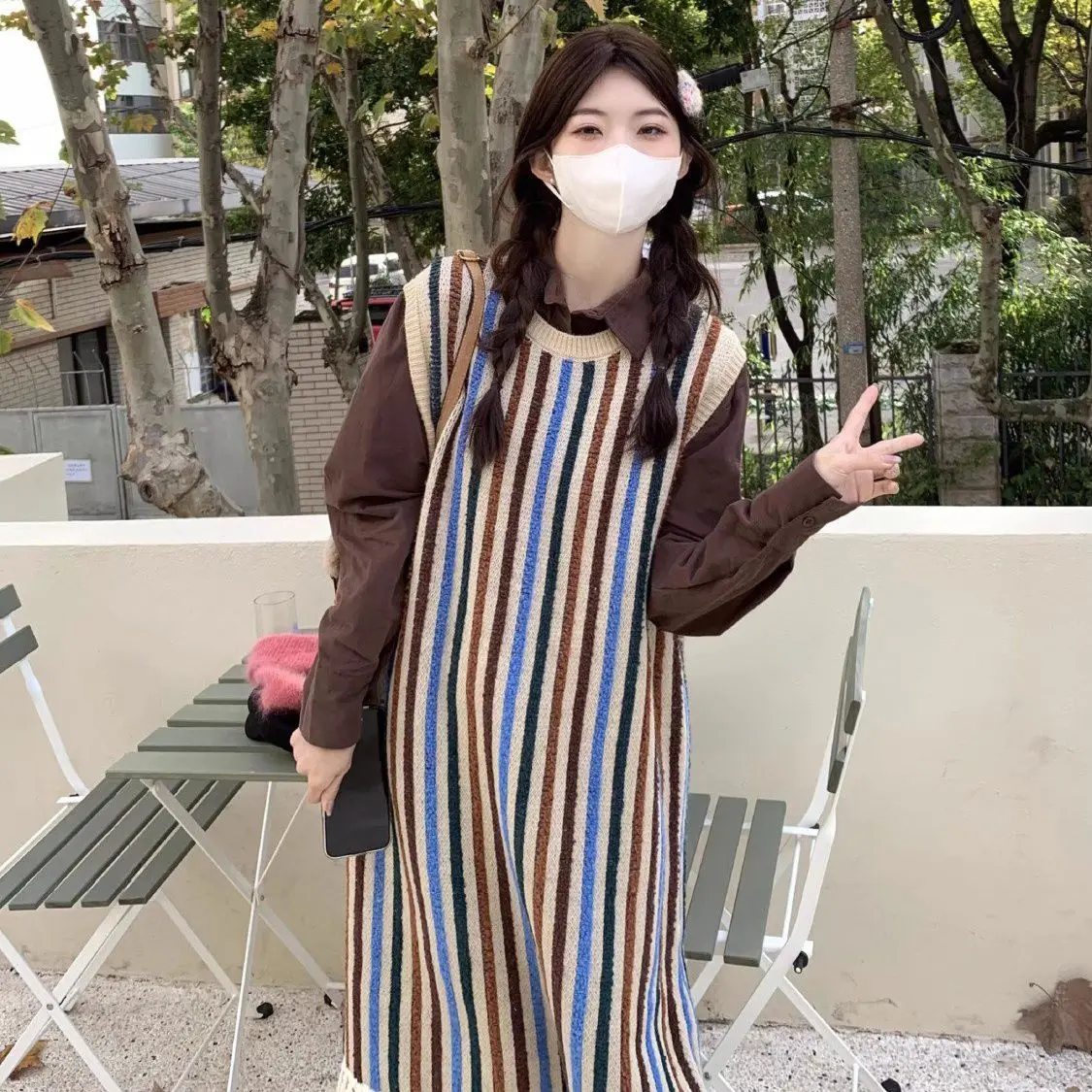 

Вязаные летние женские короткие платья без рукавов с перфорацией, укороченные туники в стиле бохо и фейрикор, на одной пуговице, глубокий вырез, для девушек