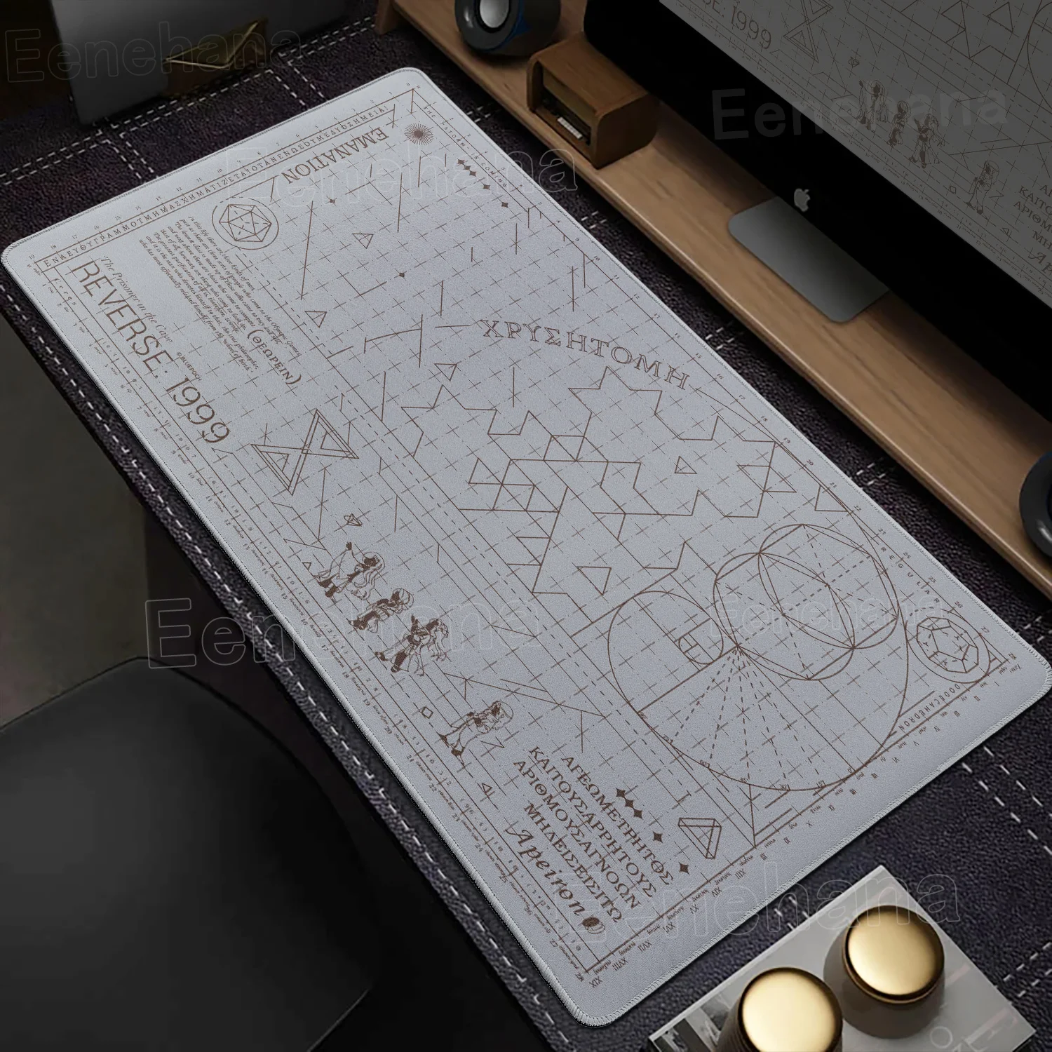 

Black Mouse Pad Cutting Mat Lager PC Gamer Golden Ratio XXL Computer Keyboard Office Table Protect Pad Non-slip DIY Big Carpets