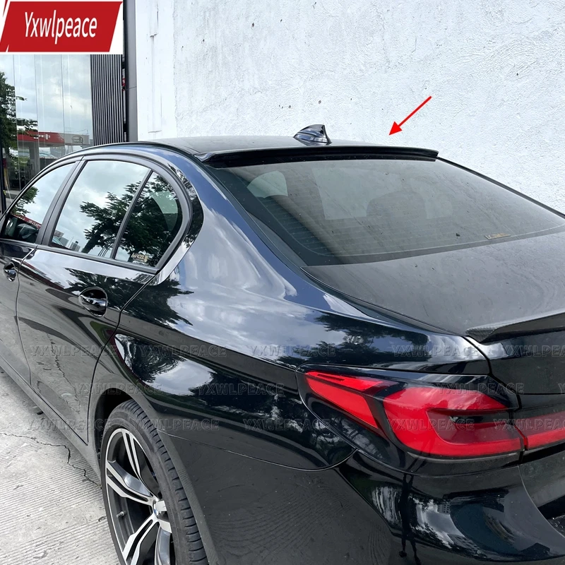 

Спойлер для BMW 5 серии G30 525 530li 2018-2022 ABS пластиковый праймер цвет заднее окно крыша спойлер комплект аксессуаров