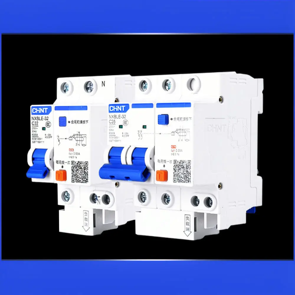 For For CHNT NXBLE Miniature Electrical Breaker Residual Current Protection Switch Overload Short Circuit Security Supply