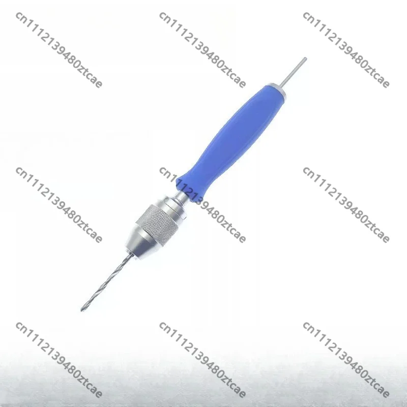 Veterinary Straight Hollow Self‑locking Hand Drill Handle Kirschner Wire Intramedullary Pin Orthopedic Instrument