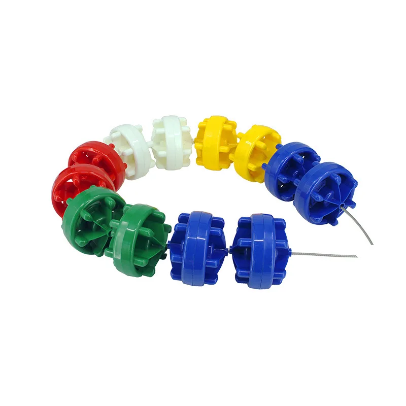 Swimming Pool Lane Line Hexagonal Competition Training Divider Anti Scratch Water Line With Wire Rope