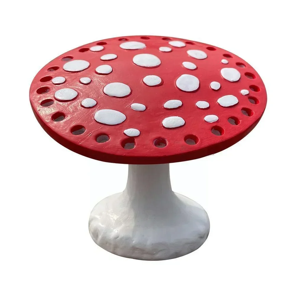 1PC Fashionable Desktop Jewelry Rack Mushroom Resin Ornaments for Organizing and Storing Necklaces and Earrings