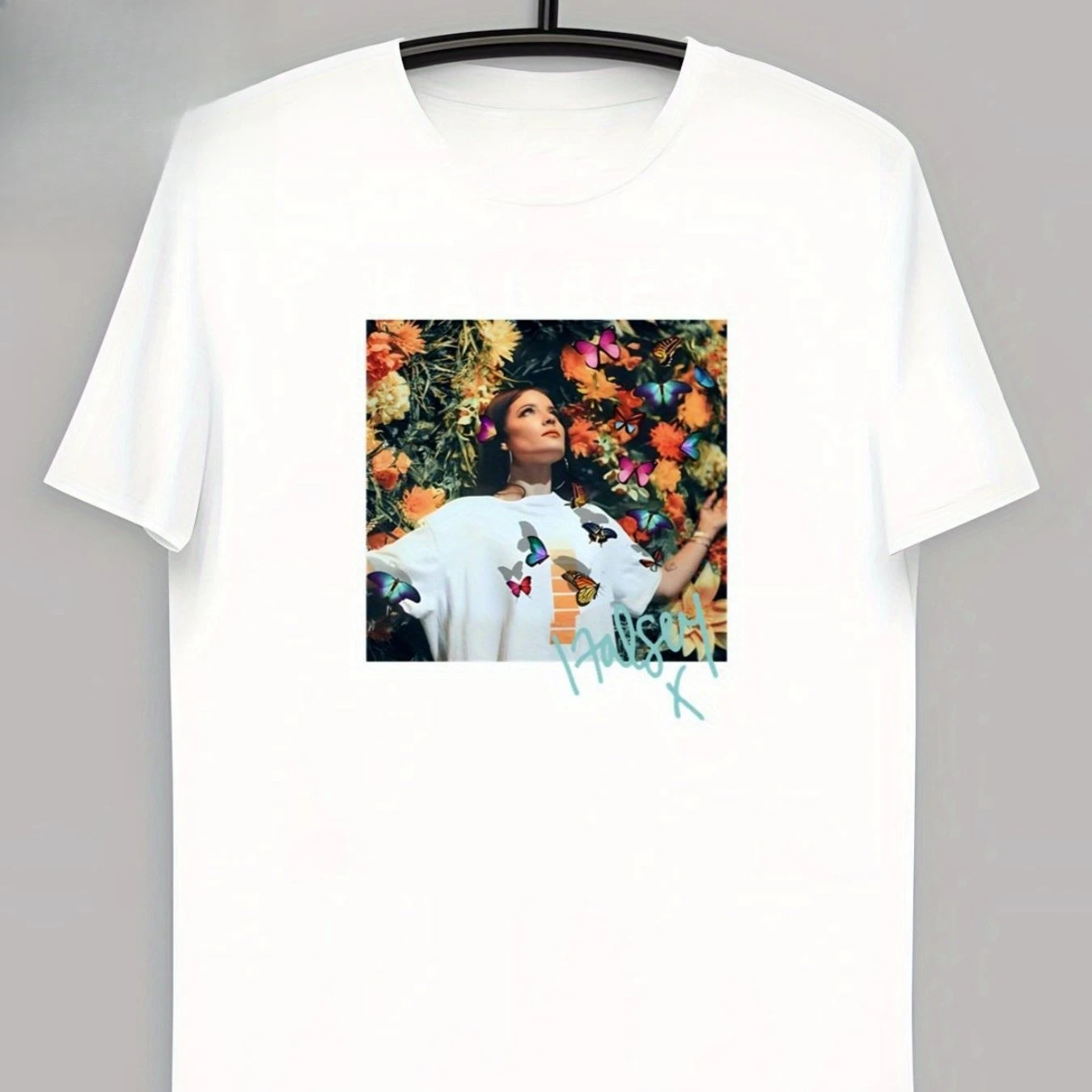 

Американская винтажная рубашка с кисточками Love and Power Tour, новая летняя мужская и женская винтажная модная уличная одежда