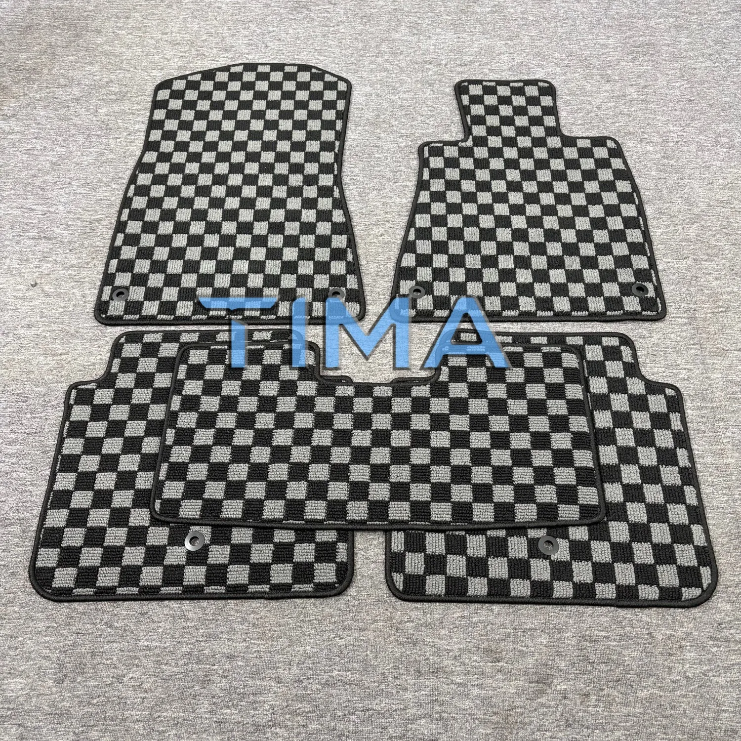 JDM Style Checker Floor Mats Floor Mats For Toyota 12th-Generation Crown Right Hand Driveor
