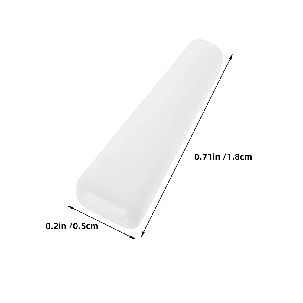 100개 유연한 투명 칼끝 커버 보호 슬리브 칼 가드 주방 식기날 보호 보관 용품