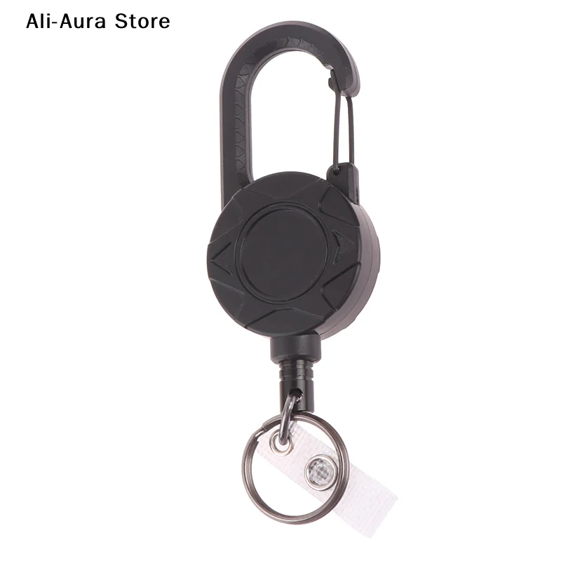 1Pcs Anti-Theft Magnetic Easy To Pull Buckle Rope Elastic Keychain Sporty Retractable Keyring Anti Lost Yoyo Ski Pass Id Card