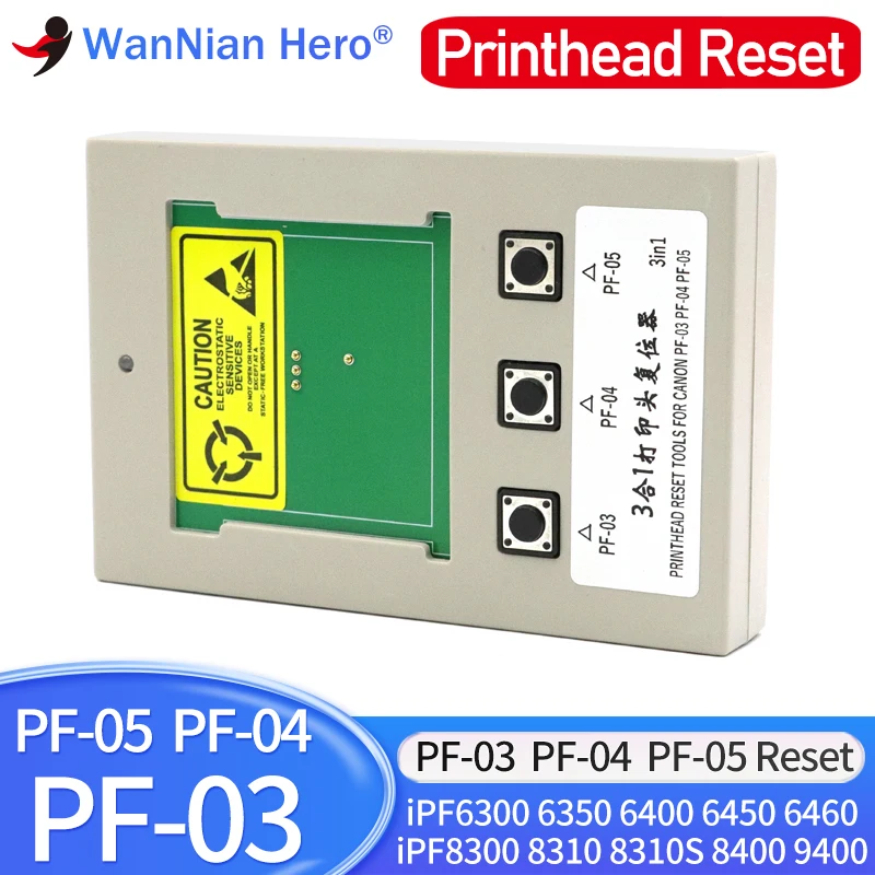 1PC Printhead Reset for Canon PF-03 PF-04 PF-05 3 in 1 Resetter for Canon iPF500 iPF510 iPF600 iPF605 iPF610 iPF700 iPF710 720