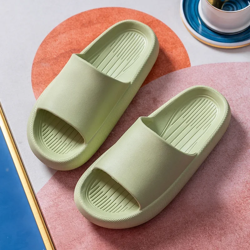 New Big Size 48 49 Men Slippers Casual Outdoor Flip Flops Soft EVA Slides Summer Beach Sandals Home Non Slip Bathroom Shoes