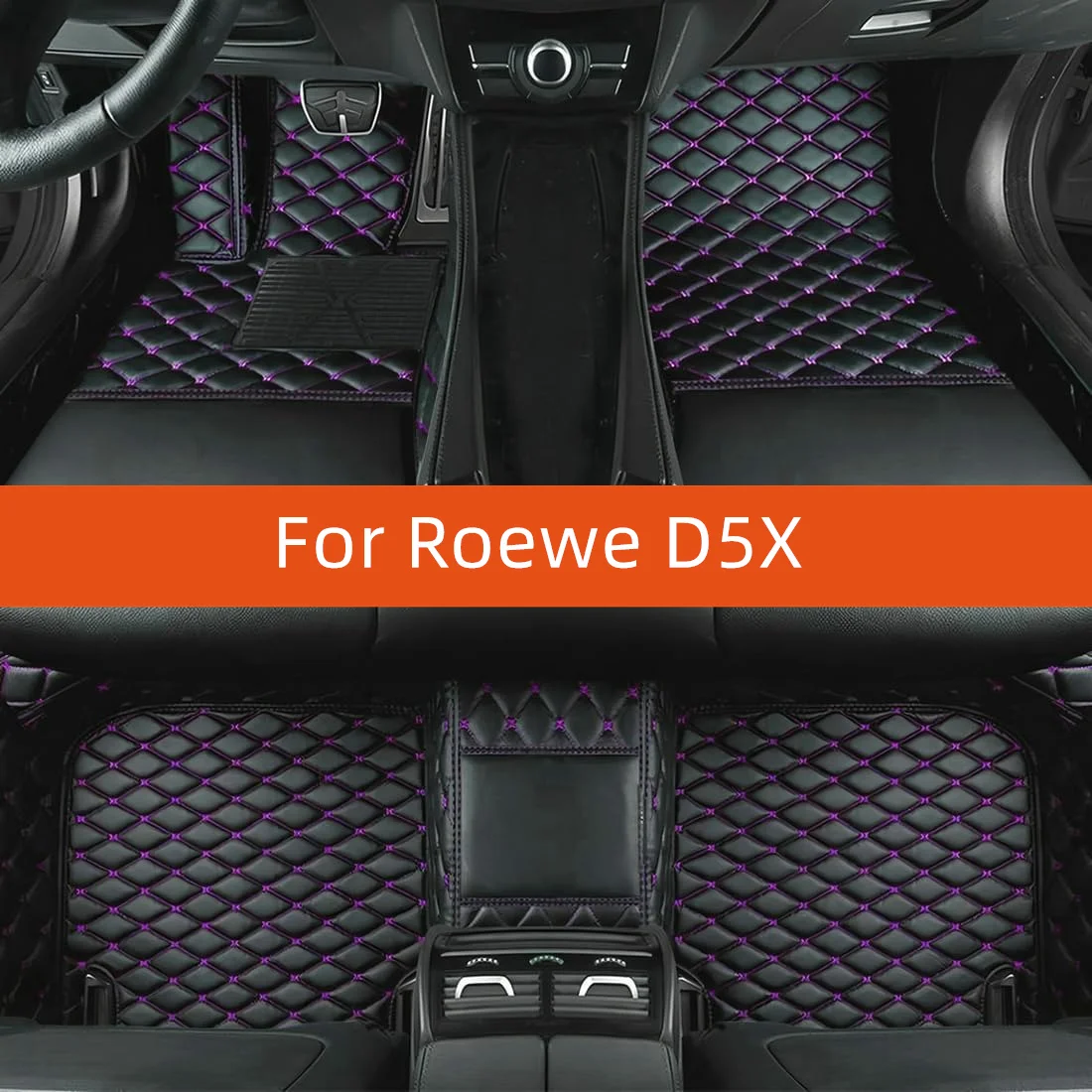 

The Custom Leather Car Floor Mat For Roewe D5X 2022 2023 2024 2025 2026 2027 Car Mat Interior Accessories