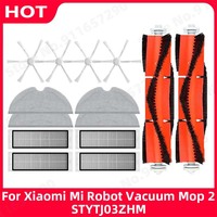 For Xiaomi Mi Robot Vacuum Mop 2 STYTJ03ZHM Filter Mop Cloth Mijia Robot Vacuum Cleaner Accessories Main Side Brush Spare parts