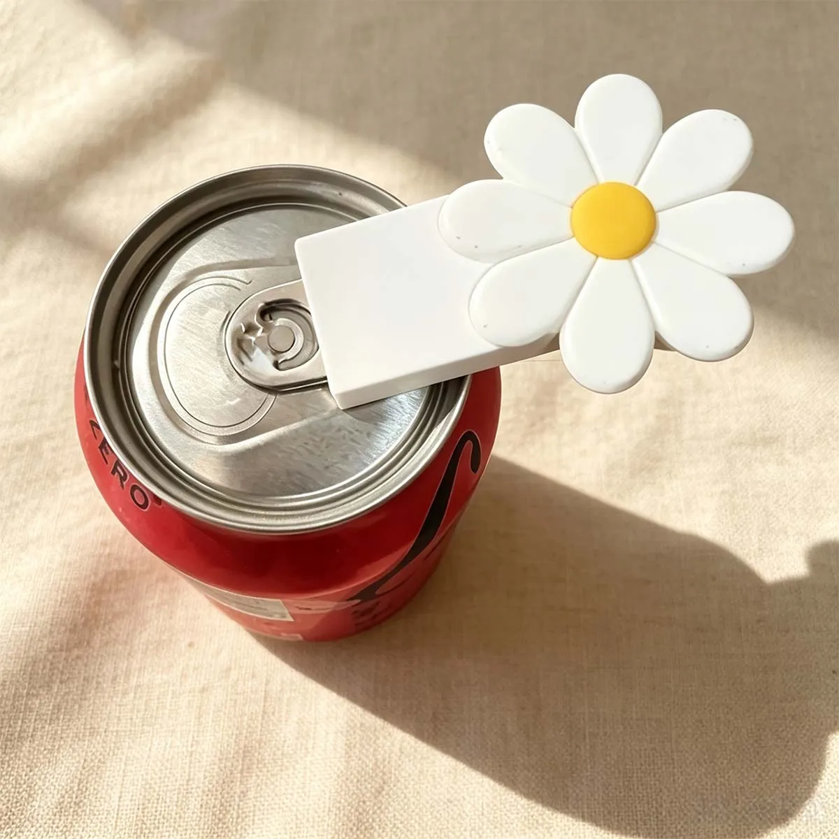 Flower can opener, small Daisy can easy to open the aid tool, suitable for drinks, cans, juices, back-to-school season, festival