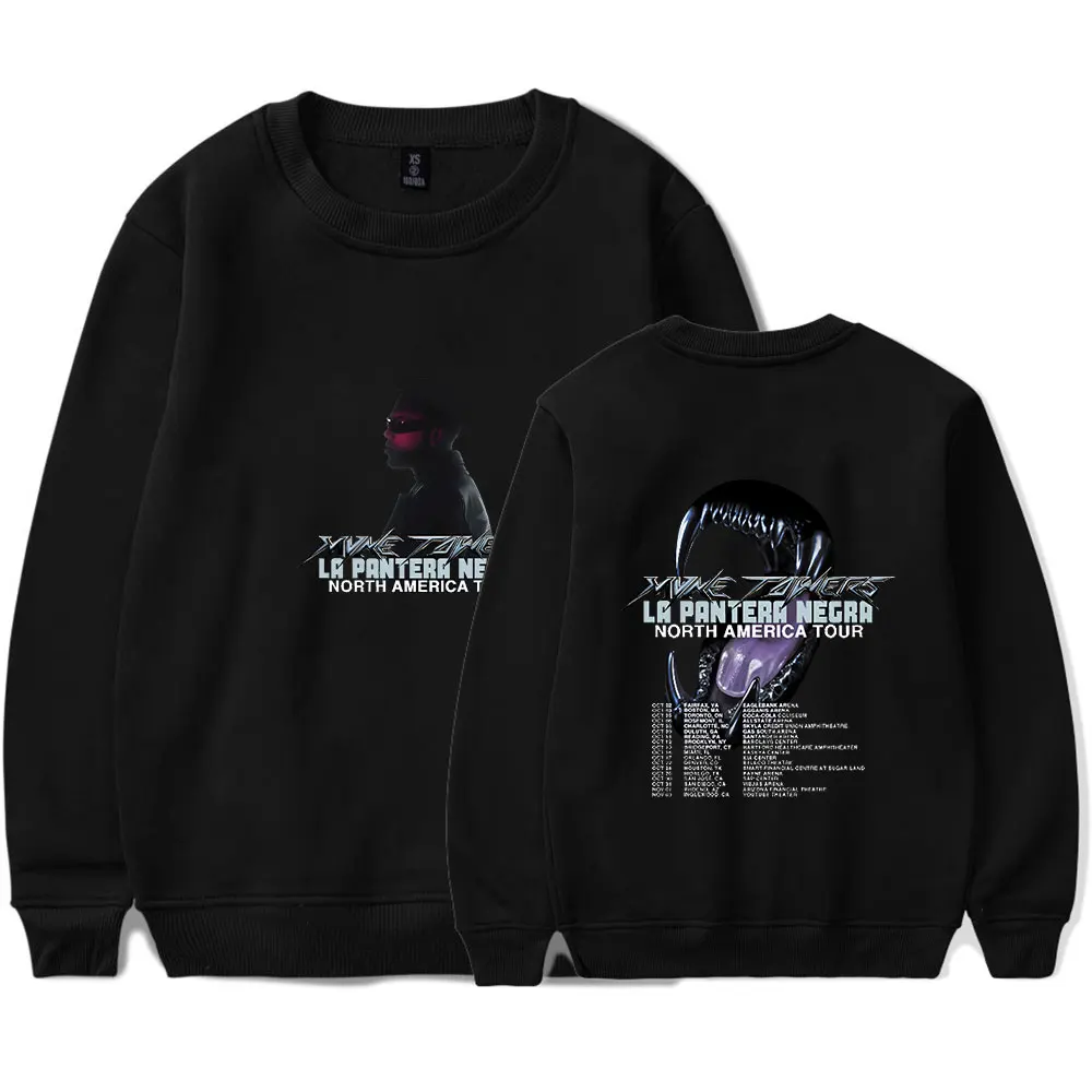 Myke Towers 2024 Tour Merch Sweatshirt Man/Woman Streetwear Fashion HipHop Hoodie Streetwear Long-Sleeved Pullover