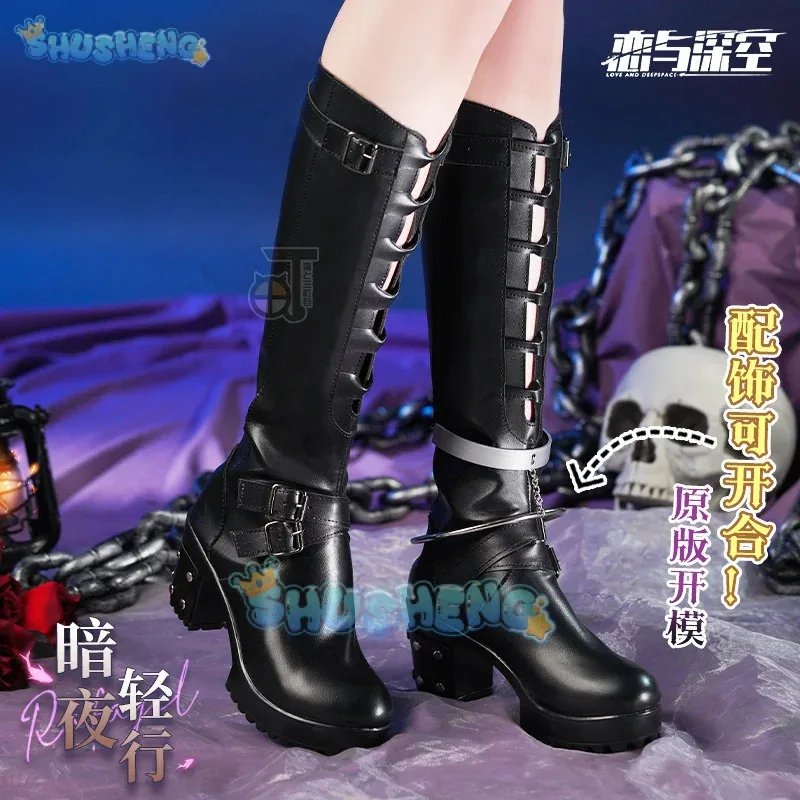 

lili 123Love and Deepspace cos Heroines Abysswalker Cosplay Anime character prop shoes