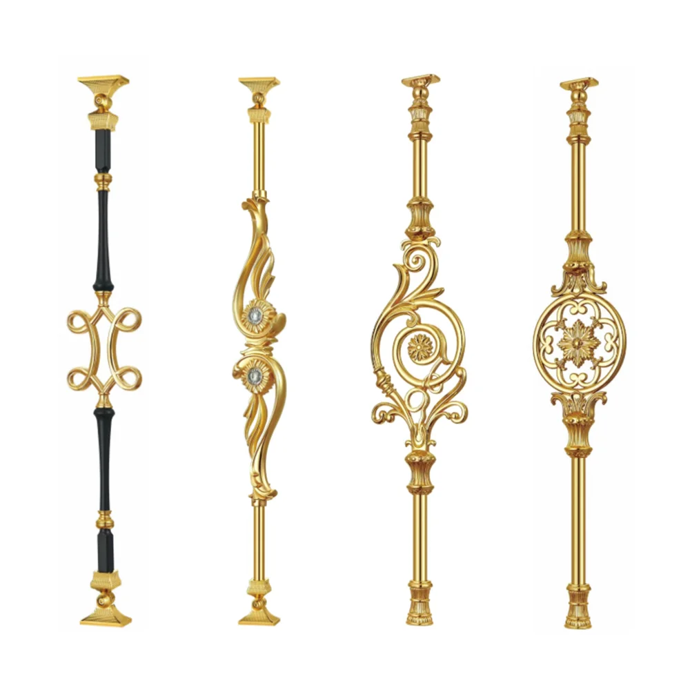 مصنع التخصيص بالجملة شرفة درابزين الدرج الألومنيوم الفاخرة الدرابزين درابزين آمن مخصص درابزين الدرج #1