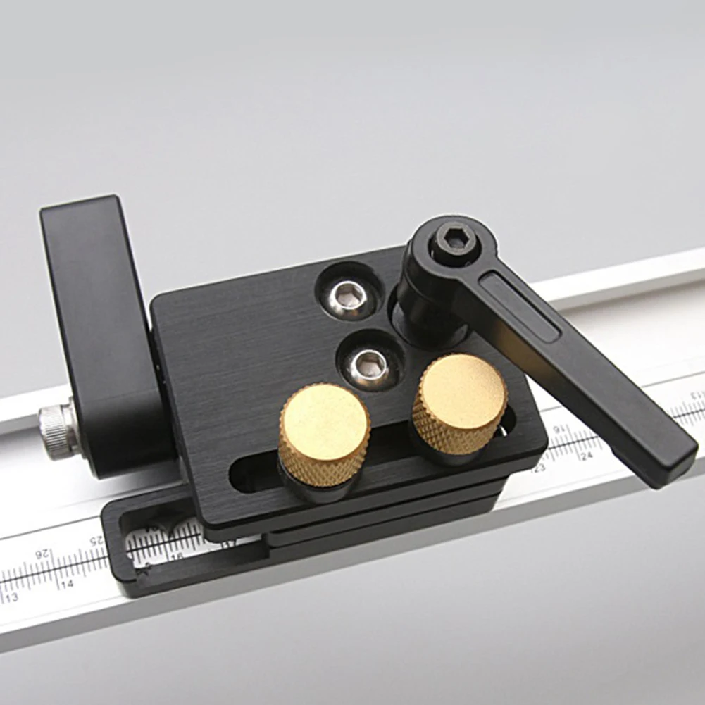 COFA-Chute T Track With Scale Alloy T-Tracks Slot Miter Track 400 Mm Woodworking Saw Table Workbench DIY Tools