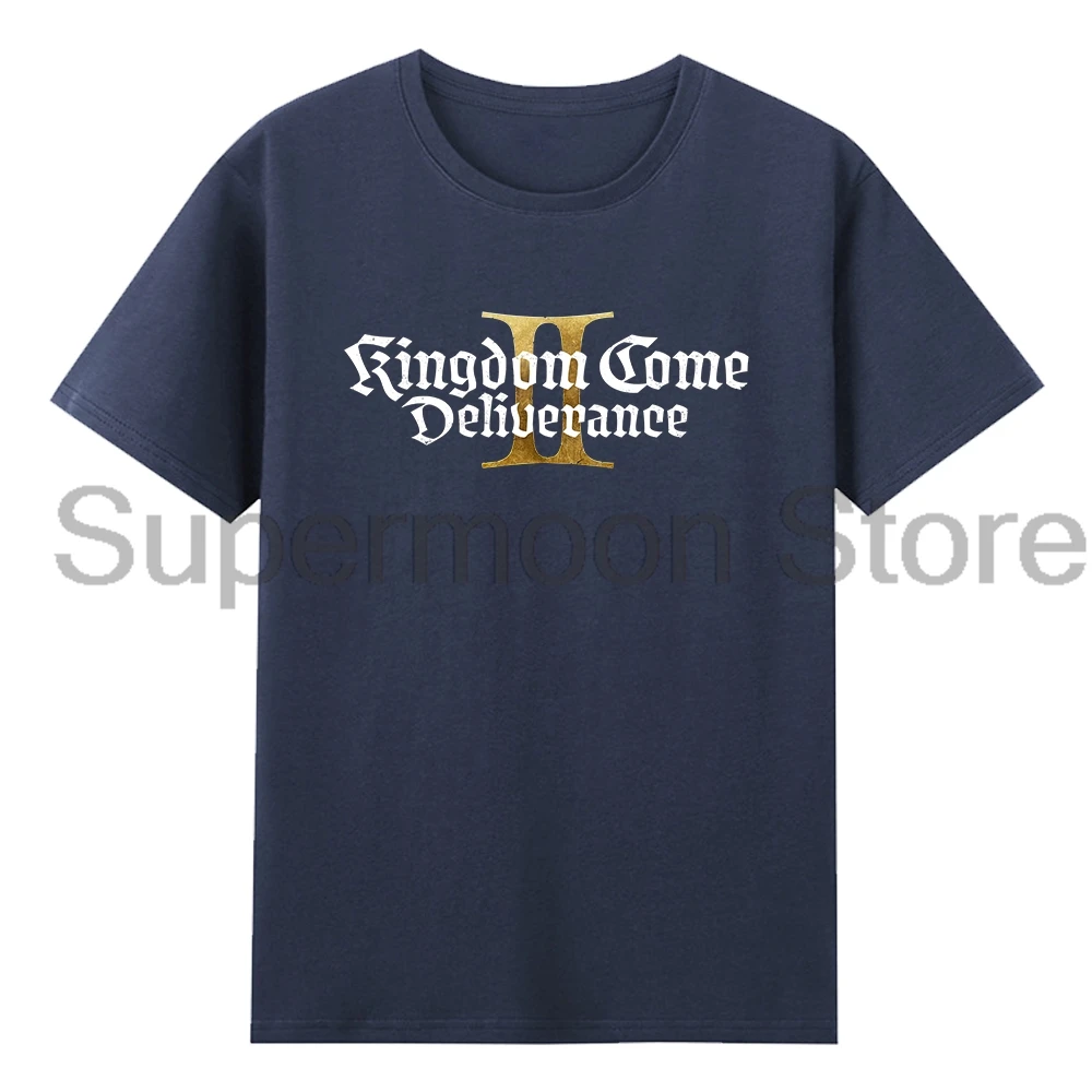 المملكة تعال Deliveryance II لعبة شعار تي شيرت Crewneck قصيرة الأكمام القطن المحملة الرجال النساء الشارع الشهير Harajuku القمم