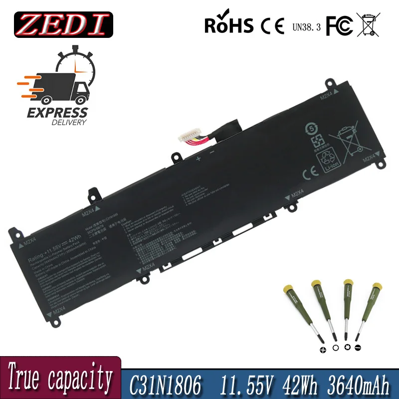 

New C31N1806 Laptop Battery For ASUS VivoBook S13 S330F S330UA S330FN S330FA X330FA X330FL X330UA K330 R330,ADOL K330FA X330FA