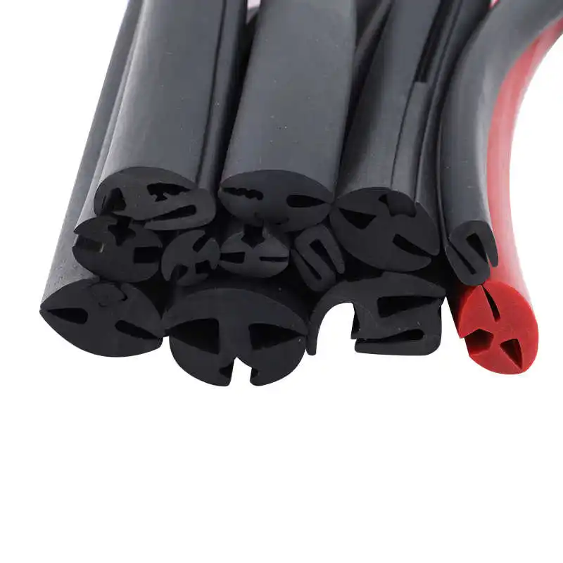 Glass Sealing Strip With Three Mouth Joint Dust-Proof Rubber Strip For Doors And Windows Of Distribution Boxes And Cabinets