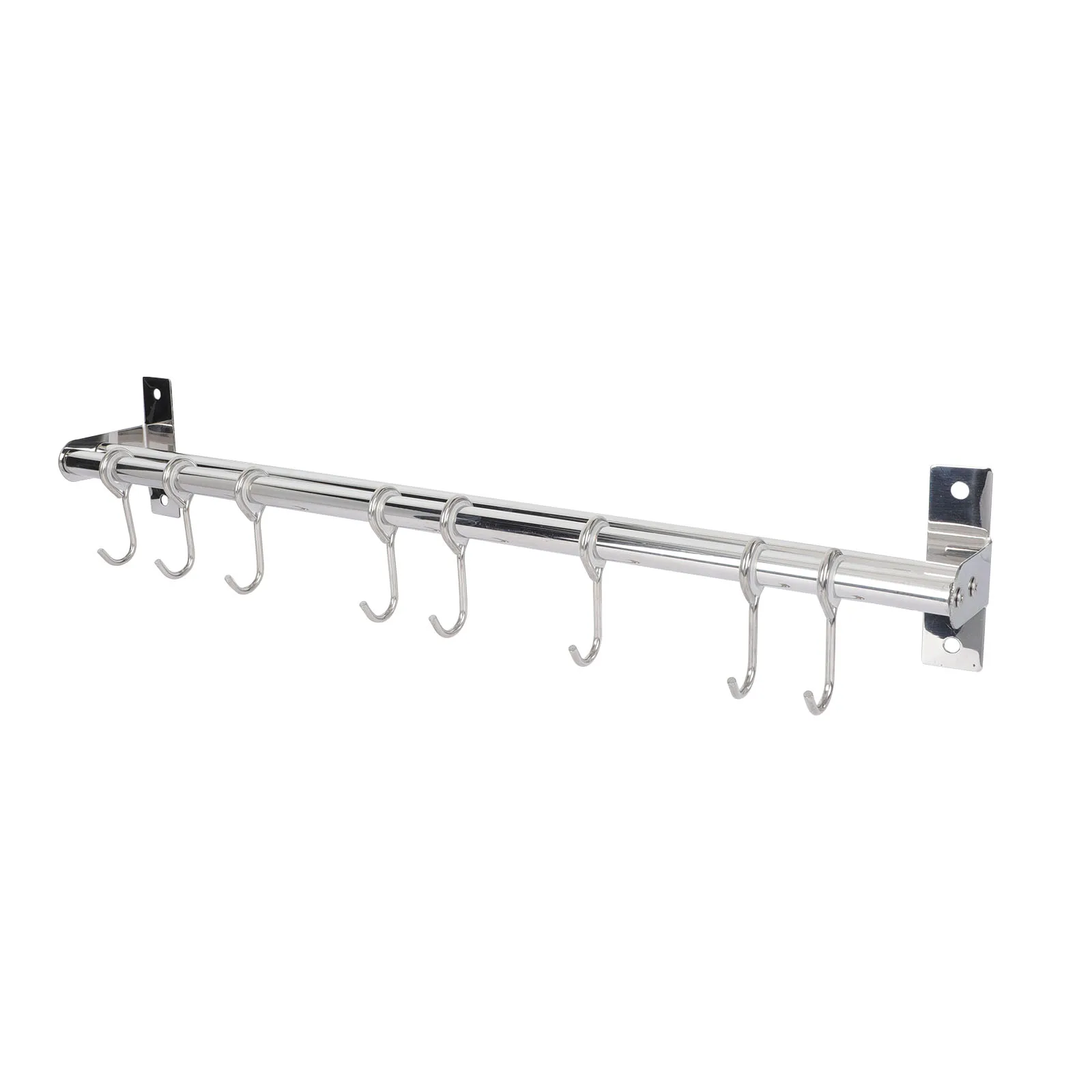 

Stainless Steel Kitchen Hooks Wall-Mounted Hanging Rack Rust-Resistant Utensil Hanger Space-Saving Household