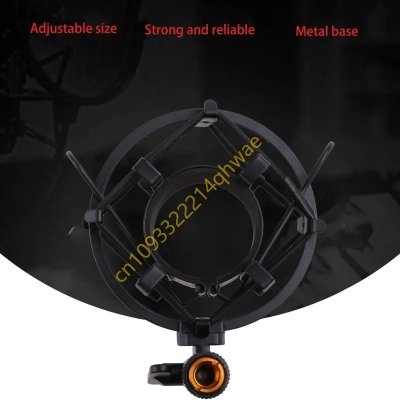 Grabación estudio Micrófono choque Montaje radio Radio Streaming Gaming Anti Vibration Ridebreing