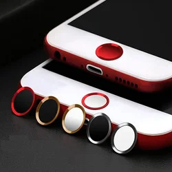 Ultra Slim Fingerprint Support Touch ID Metal Home Button Sticker For iPhone 7 7PLUS 6S 6PLUS Key Anti Sweat Protector for IPad