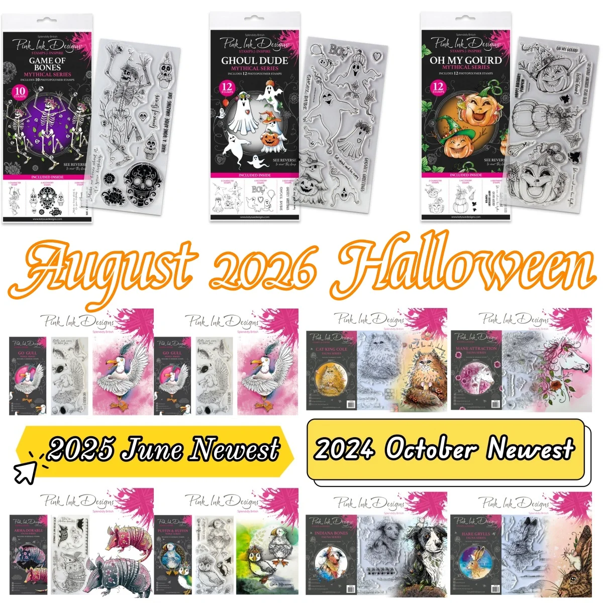 August 2026 Newest Ghoul Dude Bones Gourd Halloween Clear Stamps For DIY Decorating Scrapbook Paper Card Album Embossing Craft