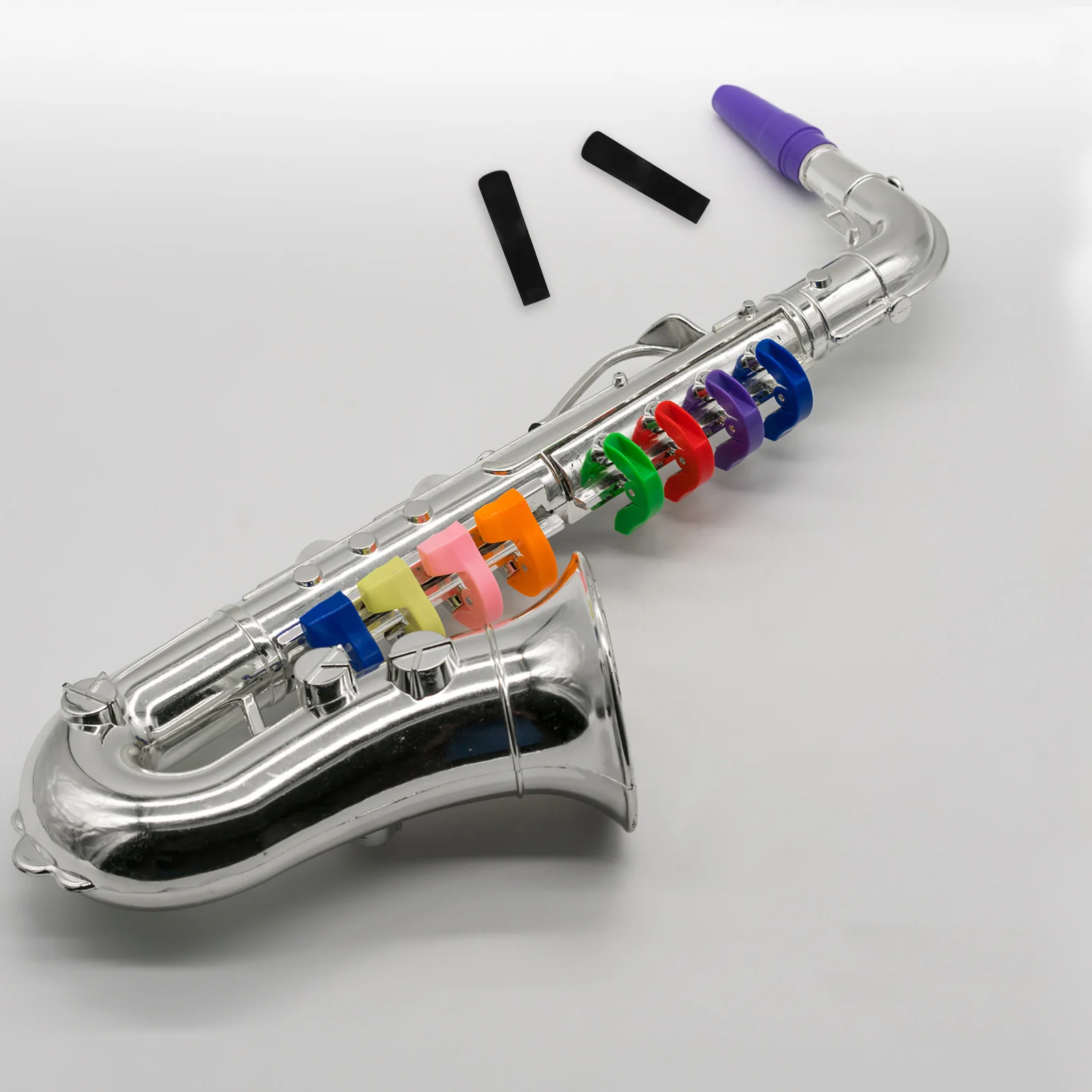 

6Pcs Tenor Saxophone Reeds Resin Precision Cut 3.14inch Length Strength 2.5 Suitable for Beginner Student Professional