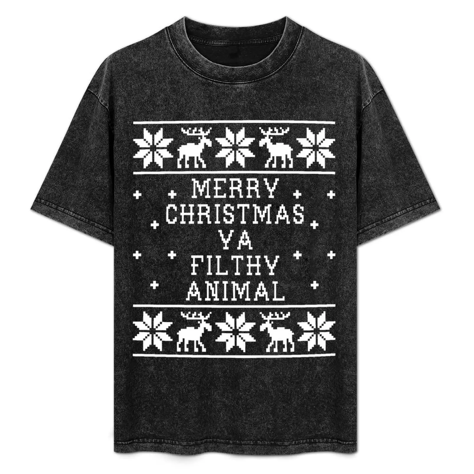 

Merry Christmas Ya Filthy Animal T-Shirt Quick Dry Travel T-Shirt