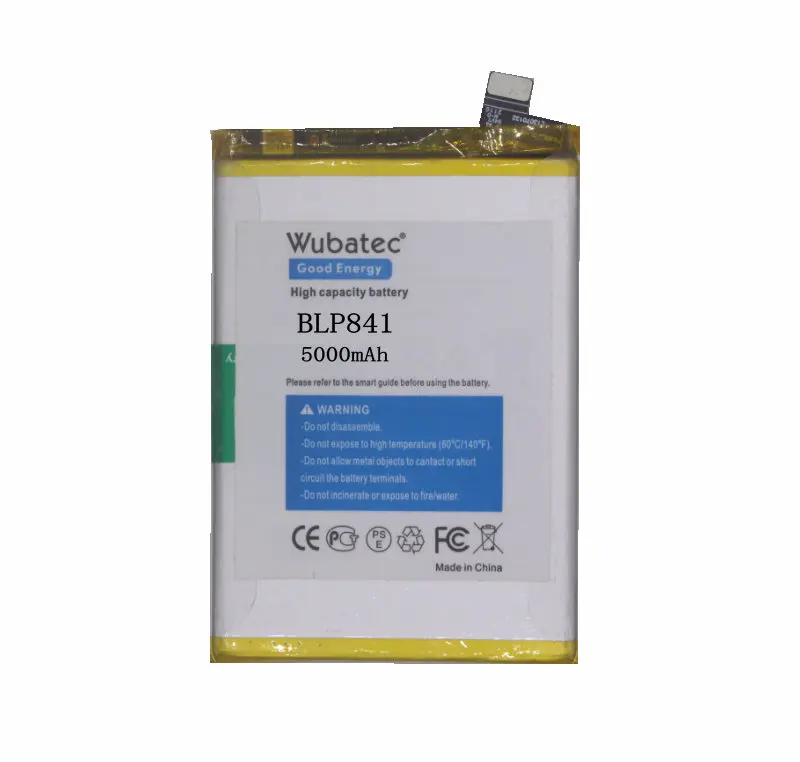 Wubatec 1x New 5000mAh 19.35Wh BLP841 Replacement Battery For Realme 8 5G RMX3085 Q3 RMX3161 Q3i Batteries