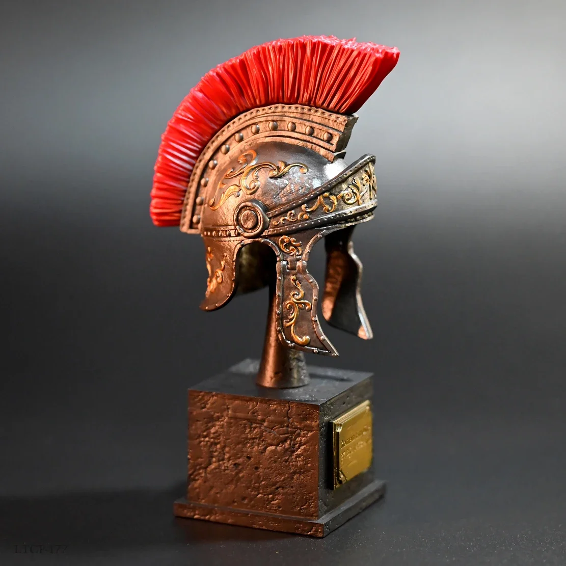 130MM Home decoration craft ancient Rome helmet finished home decoration model LTCP-177