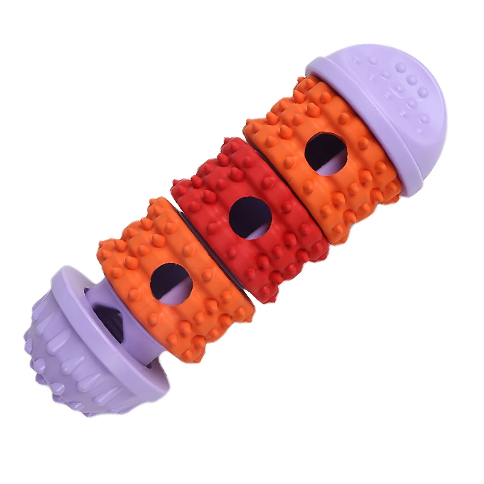 Dog Puzzle Feeder Toy, Adjustable Treat Dispensing Dog Chew Toy, BPA Free Non-Toxic Slow Feeding Enrichment Toy, Dental Teething Toy for Small Medium Large Dogs