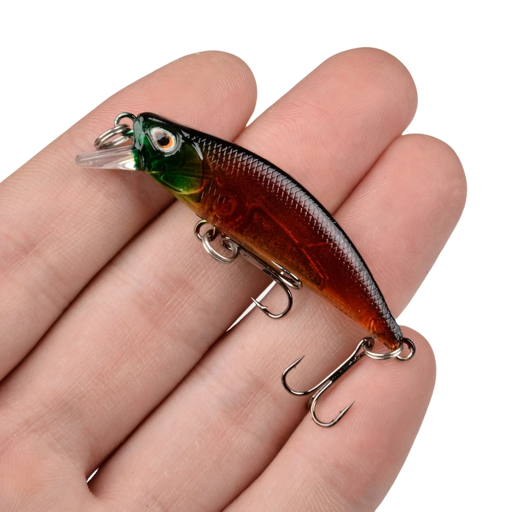 1Pcs 5g Sinking Minnow Wobbler Fishing Lures Jerkbait Bait Perch Pesca Mini Wobblers Fishing Lures Hard Deep Artificial Bait