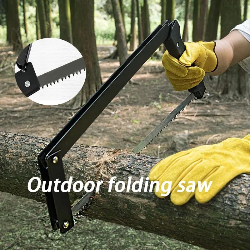 Outdoor Folding Saw Professional Steel Saw Portable Camping Survival Tools Saws Natural Hiking Equipment Travel Hand Tools