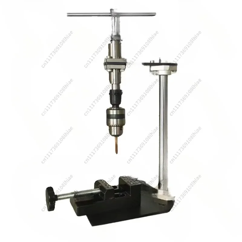 Manual Vertical Tapping Machine Tapping Small Handheld Adjustable Tap Wrench Desktop Wrench Extended Ratchet Rocking Probe Arm
