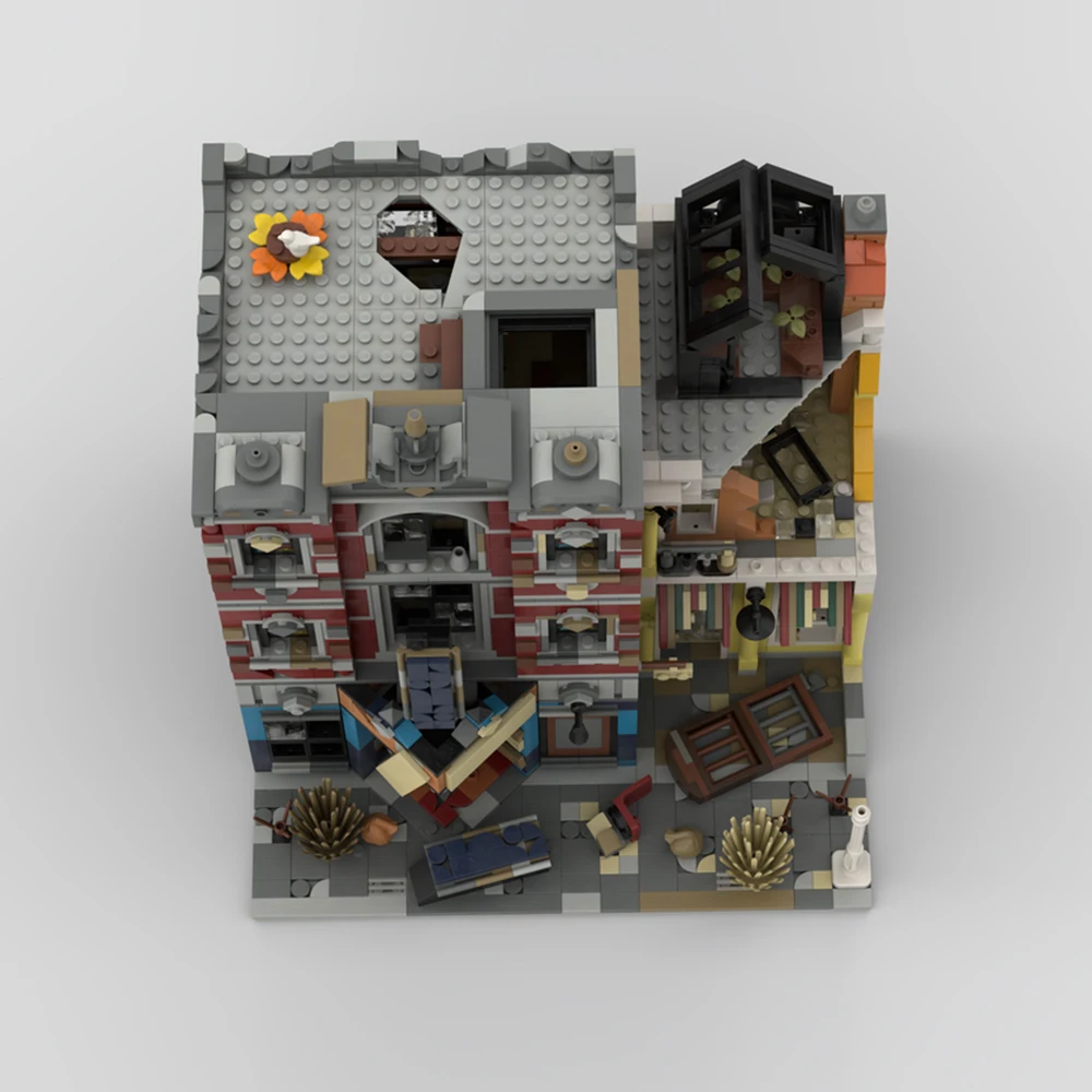 10312 Apocalyps Jazz club Modulaire MOC Creatieve street view Model Bouwstenen Architectuur Onderwijs Assemblage Model Speelgoed Gift