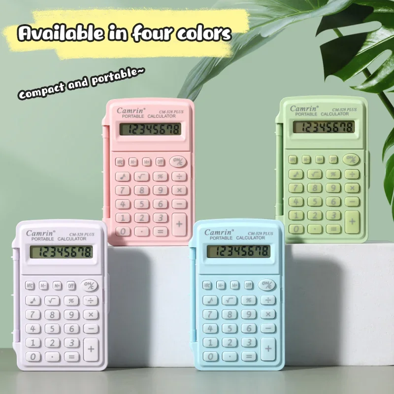 Cute Silent Calculator Mini Version Learning Auxiliary Small  Portable Calculator Back To School Supplies Students/Finance