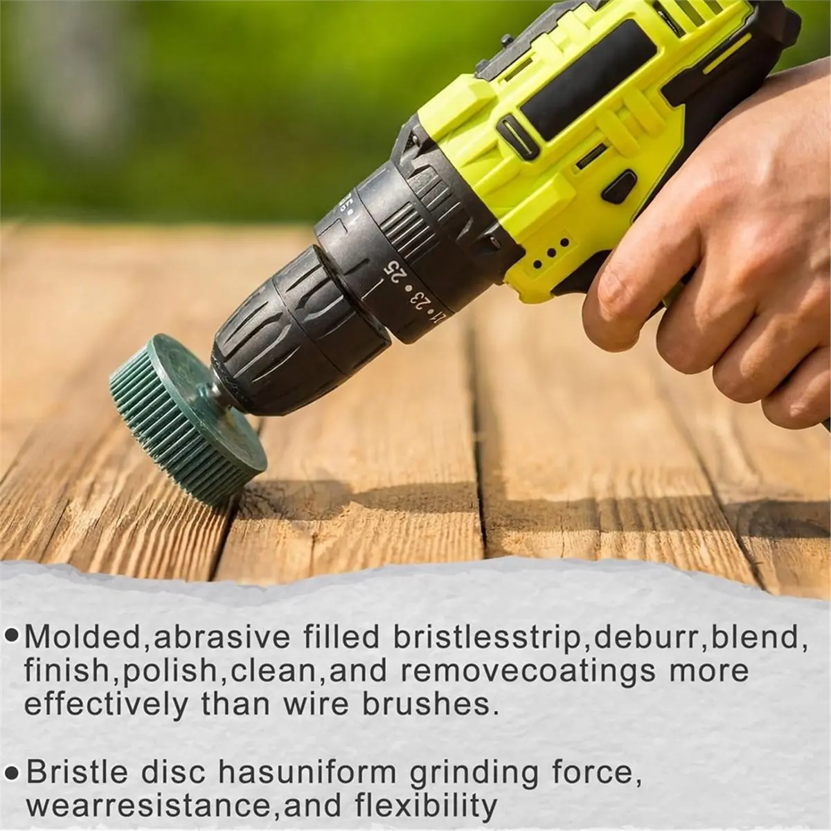 

Набор из 6 штук: 2-дюймовые диски с щетиной, зернистость 50/80/120, для шлифовки и полировки металла, совместимы с дрелями и роторными инструментами