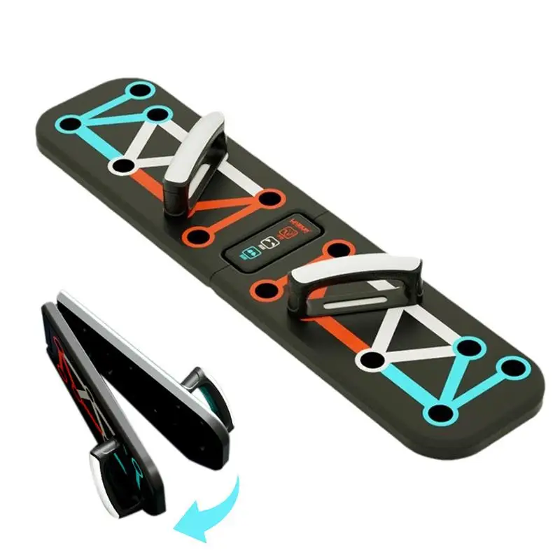 Push-up Board Set Portable Multifunctional Push-up Bar Foldable Fitness Equipment For Chest Abdomen Arms/Back Training